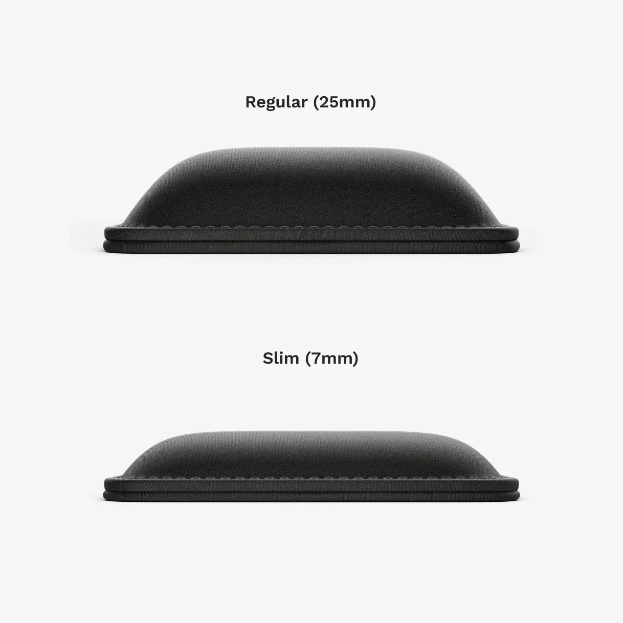 Glorious Padded Ergonomic Keyboard Wrist Rest Stitched Edges Black Stealth - Image 4
