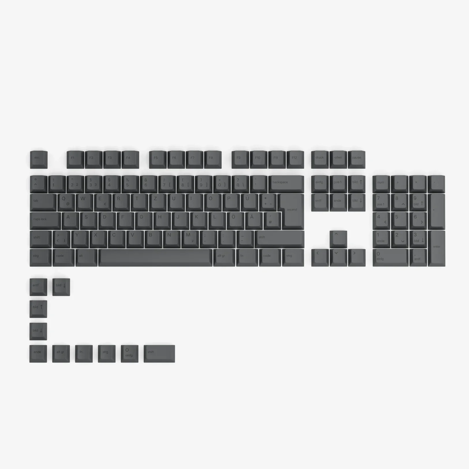 GPBT Black Ash V1 Dye Sublimated Keycaps - Image 9