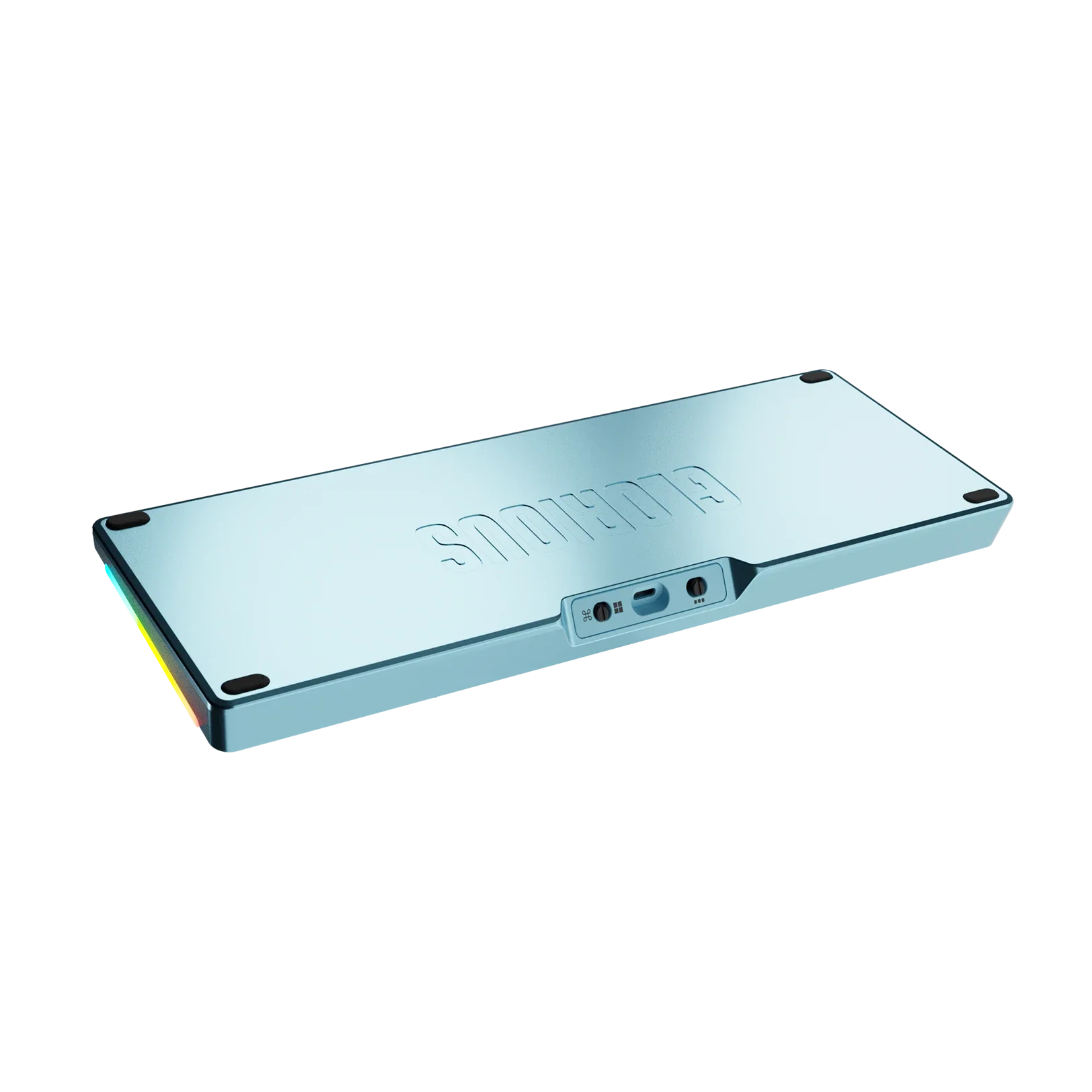 GMMK 3 Bottom Case Metal Arctic Blue 65