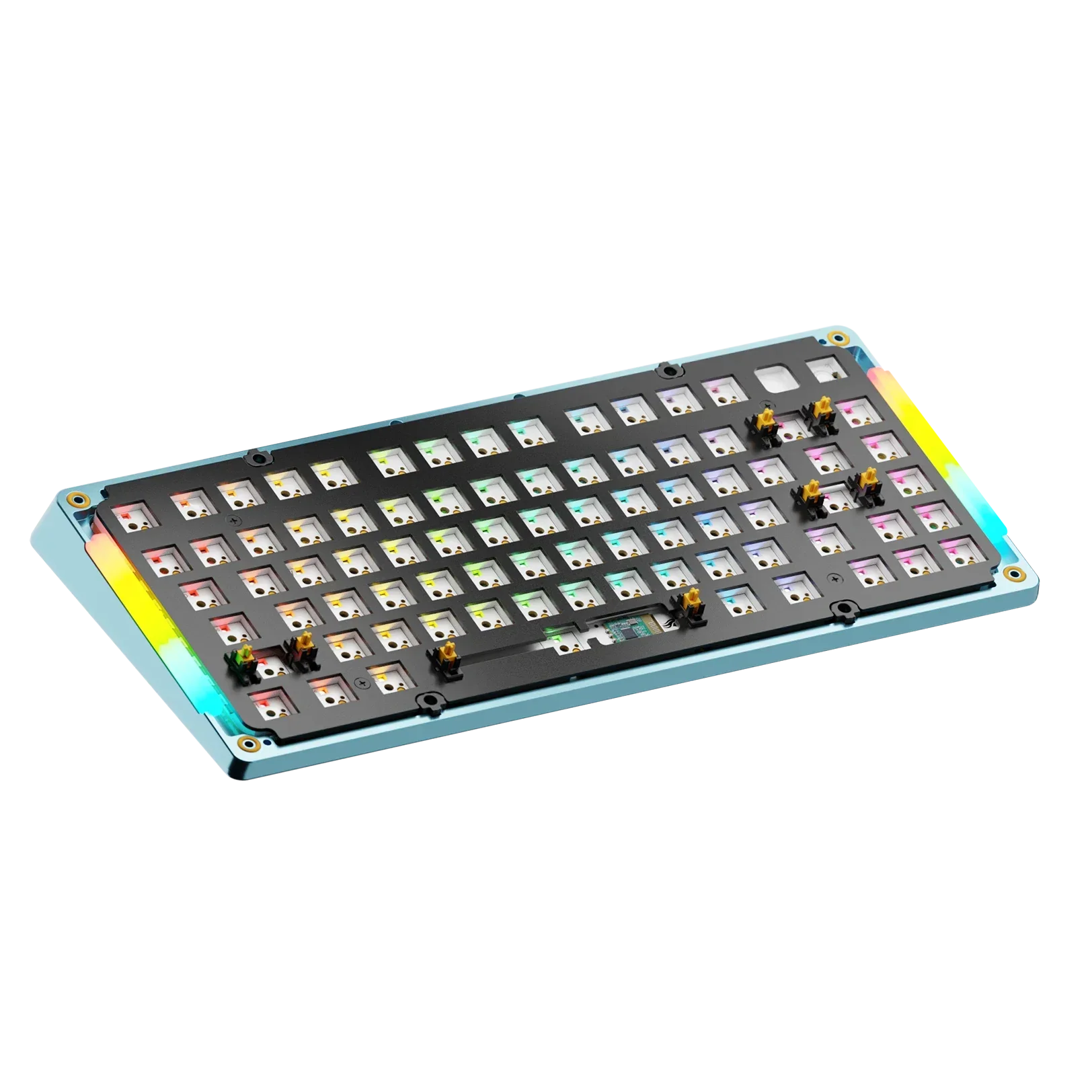 GMMK 3 Bottom Case Metal Arctic Blue 75 - Image 4