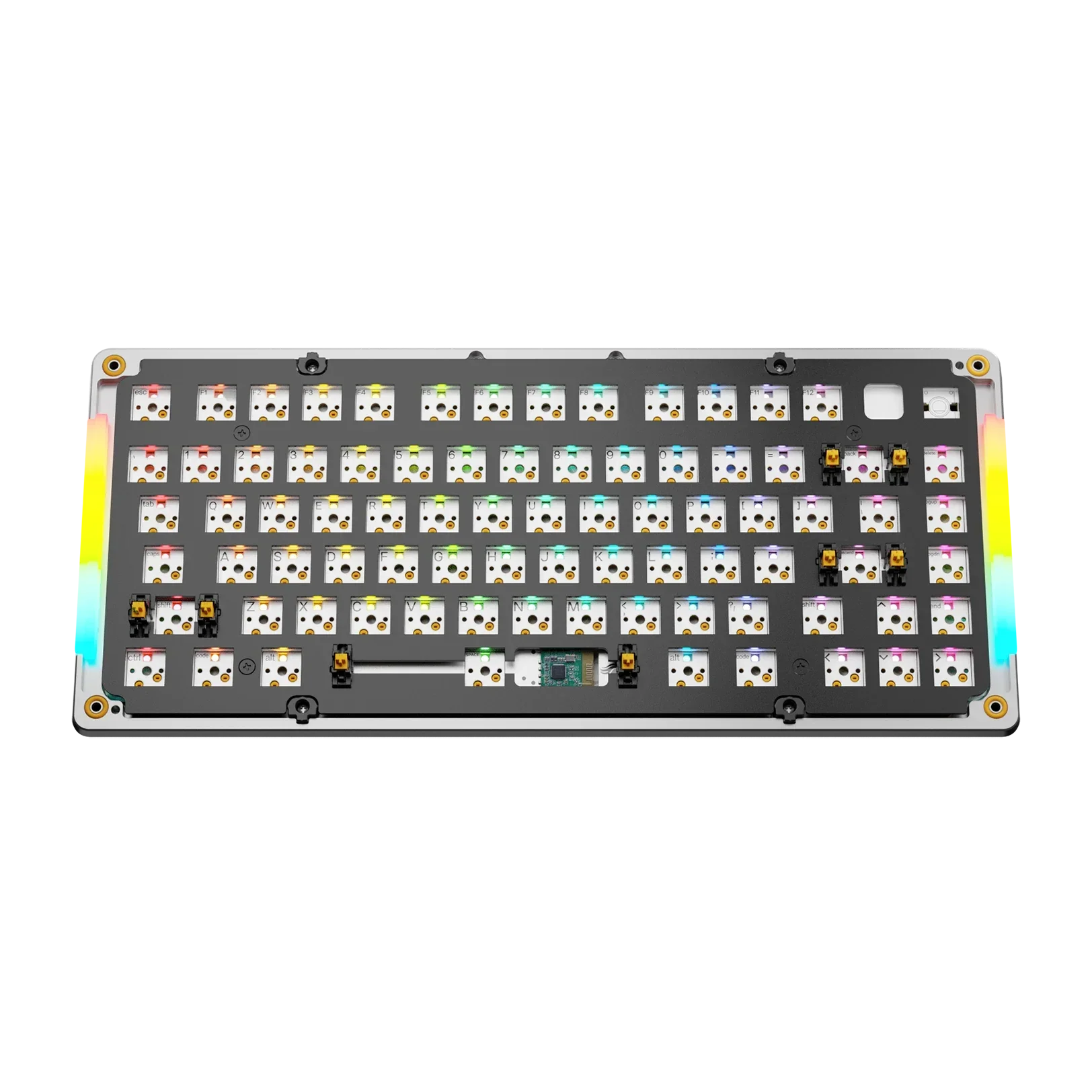 GMMK 3 Bottom Case Metal Silver 75 - Image 4
