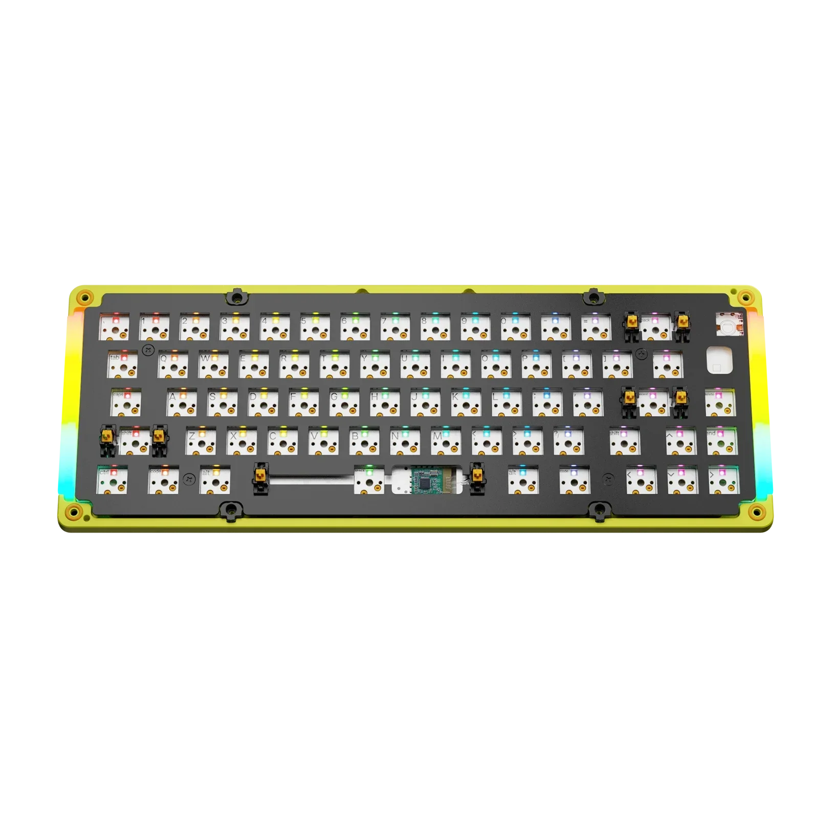 GMMK 3 Bottom Case Limited Edition Metal Volt Lime 65 - Image 3