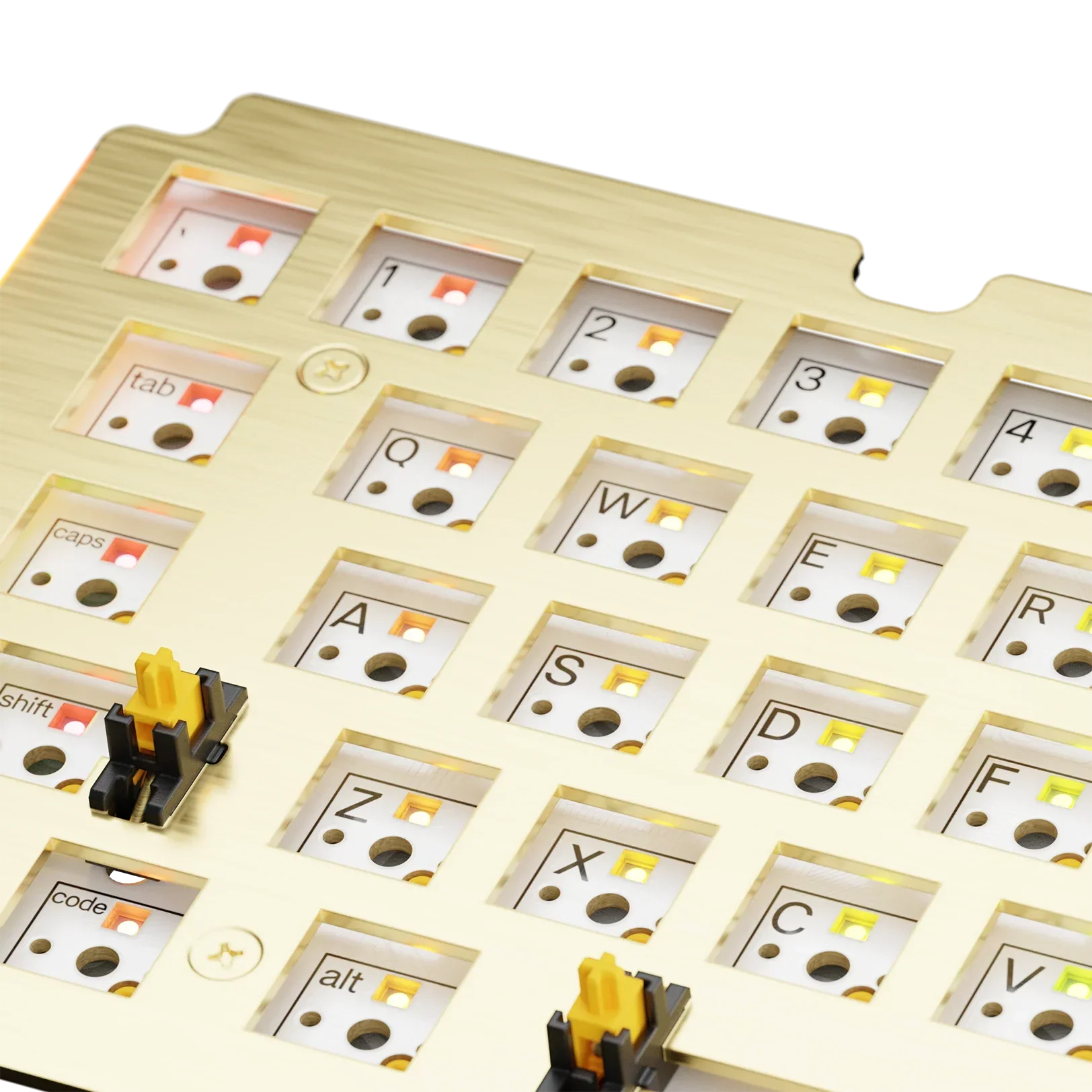 GMMK 3 Switch Plate 65% Brass ANSI