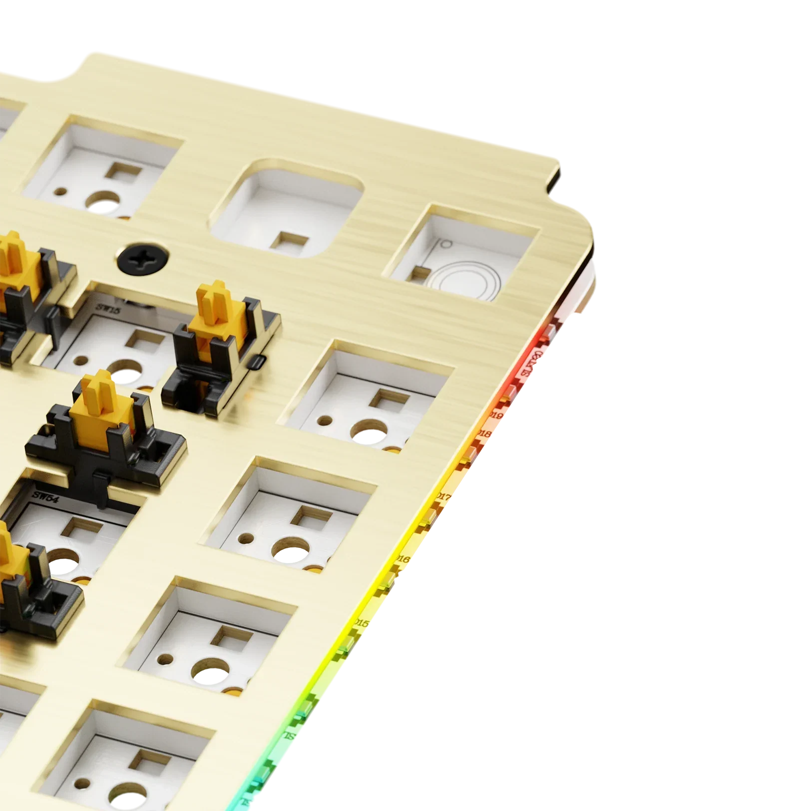 GMMK 3 Switch Plate 75% Brass ISO - Image 2