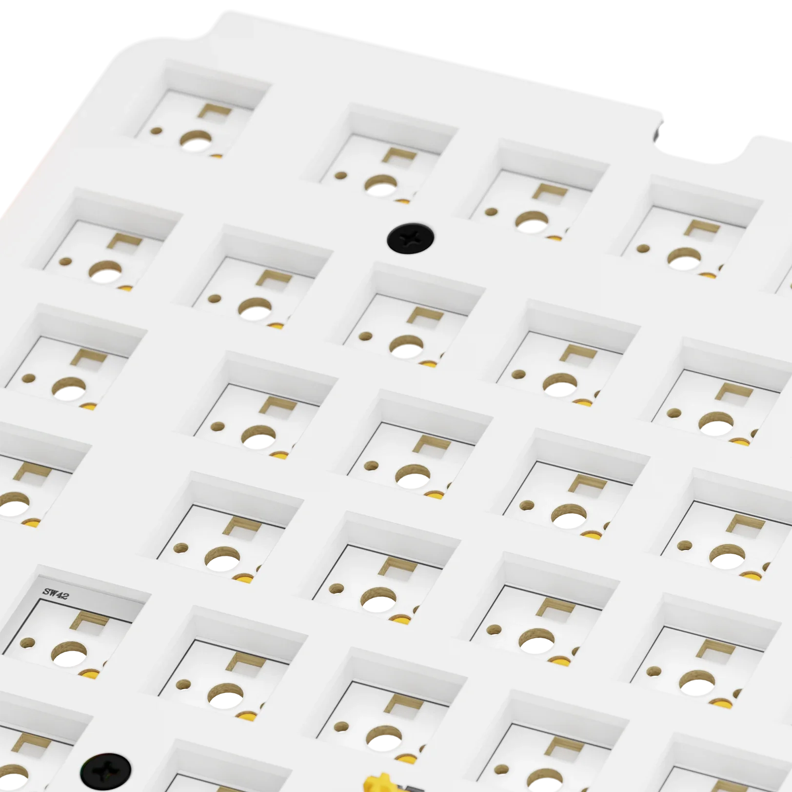 GMMK 3 Switch Plate 75% FR4 White ISO