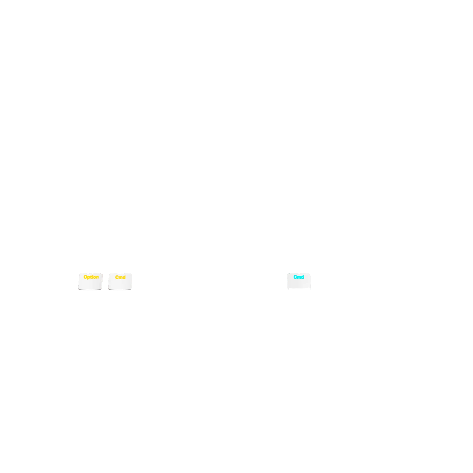 Keycaps Aura V3 White US - Image 19