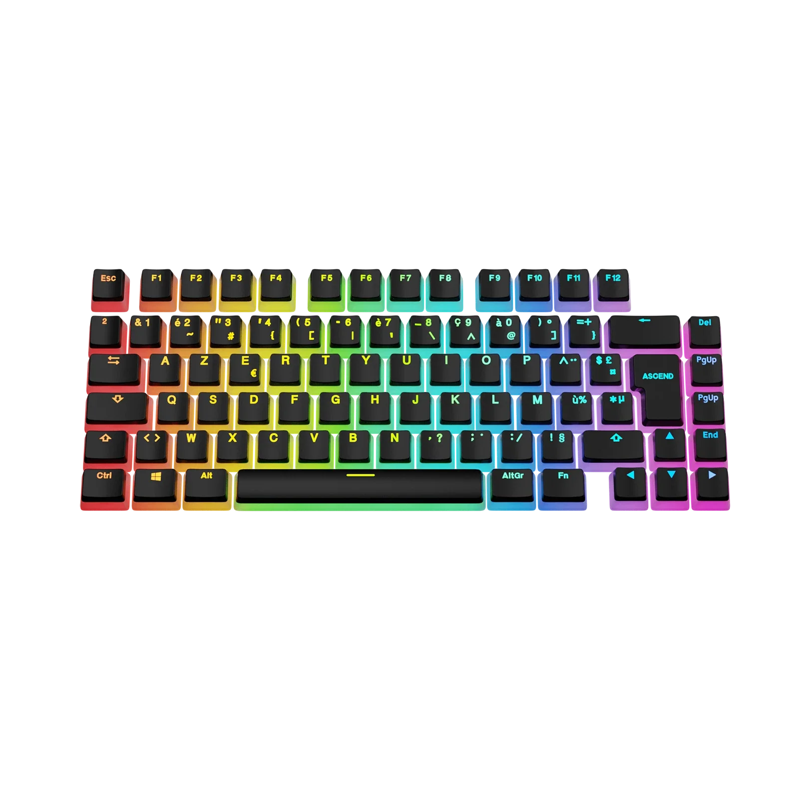 Keycaps Aura V3 Black FR - Image 12