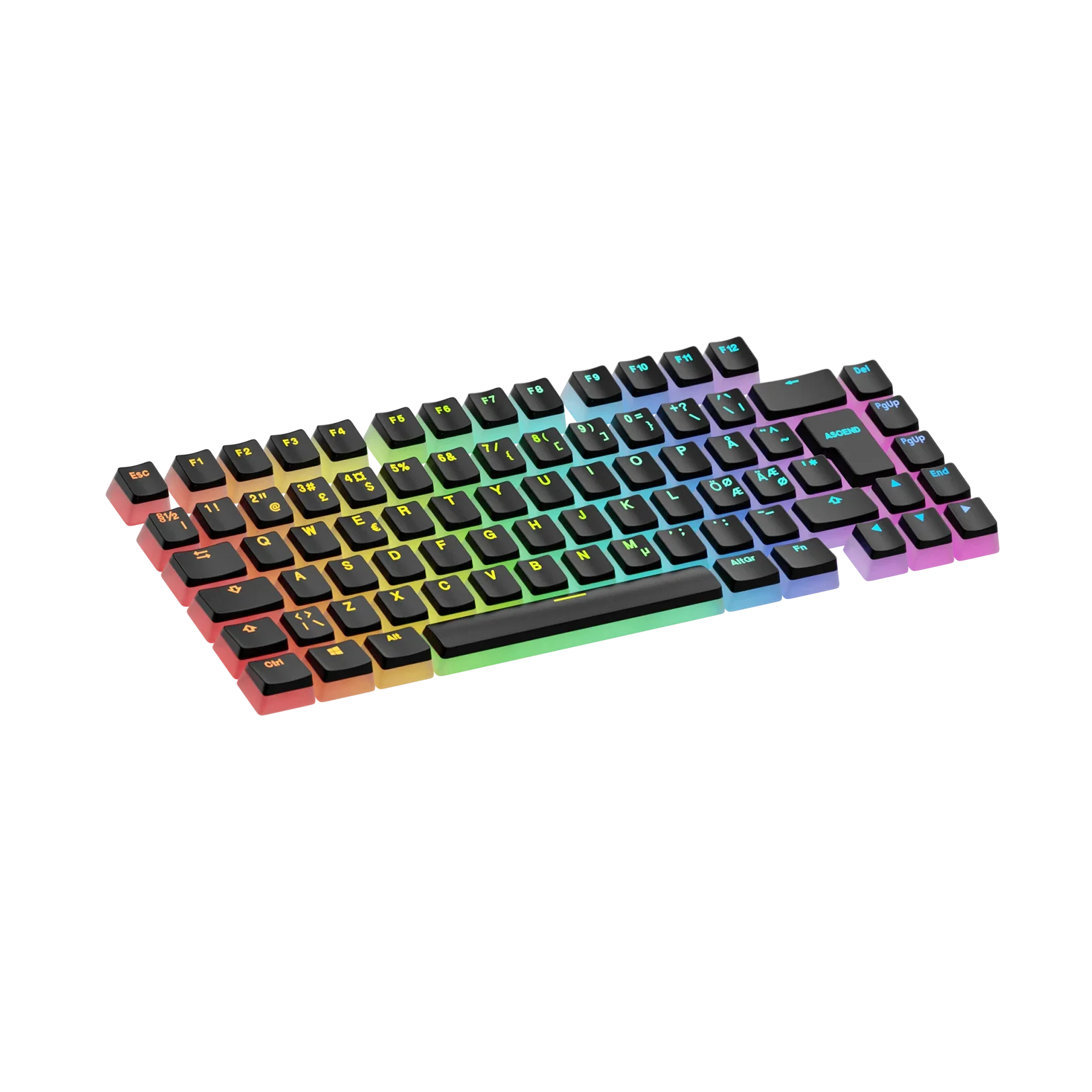 Keycaps Aura V3 Black ND - Image 11
