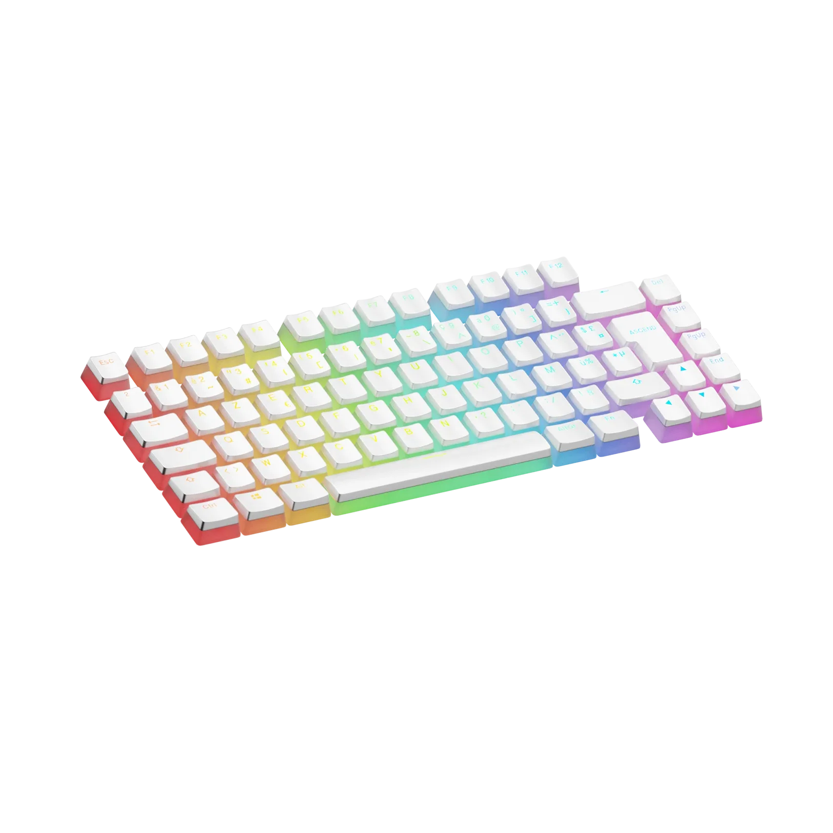 Keycaps Aura V3 White FR - Image 11