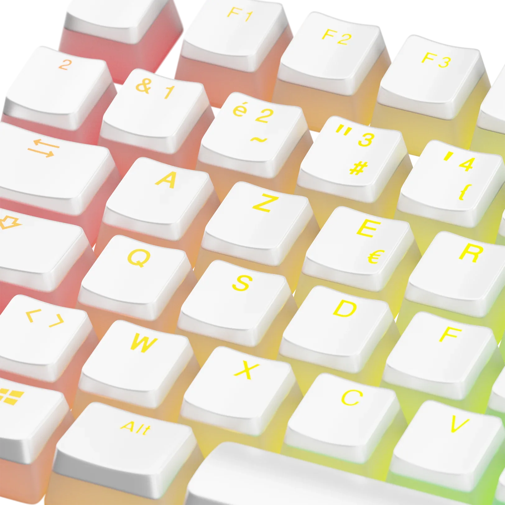Keycaps Aura V3 White FR - Image 15