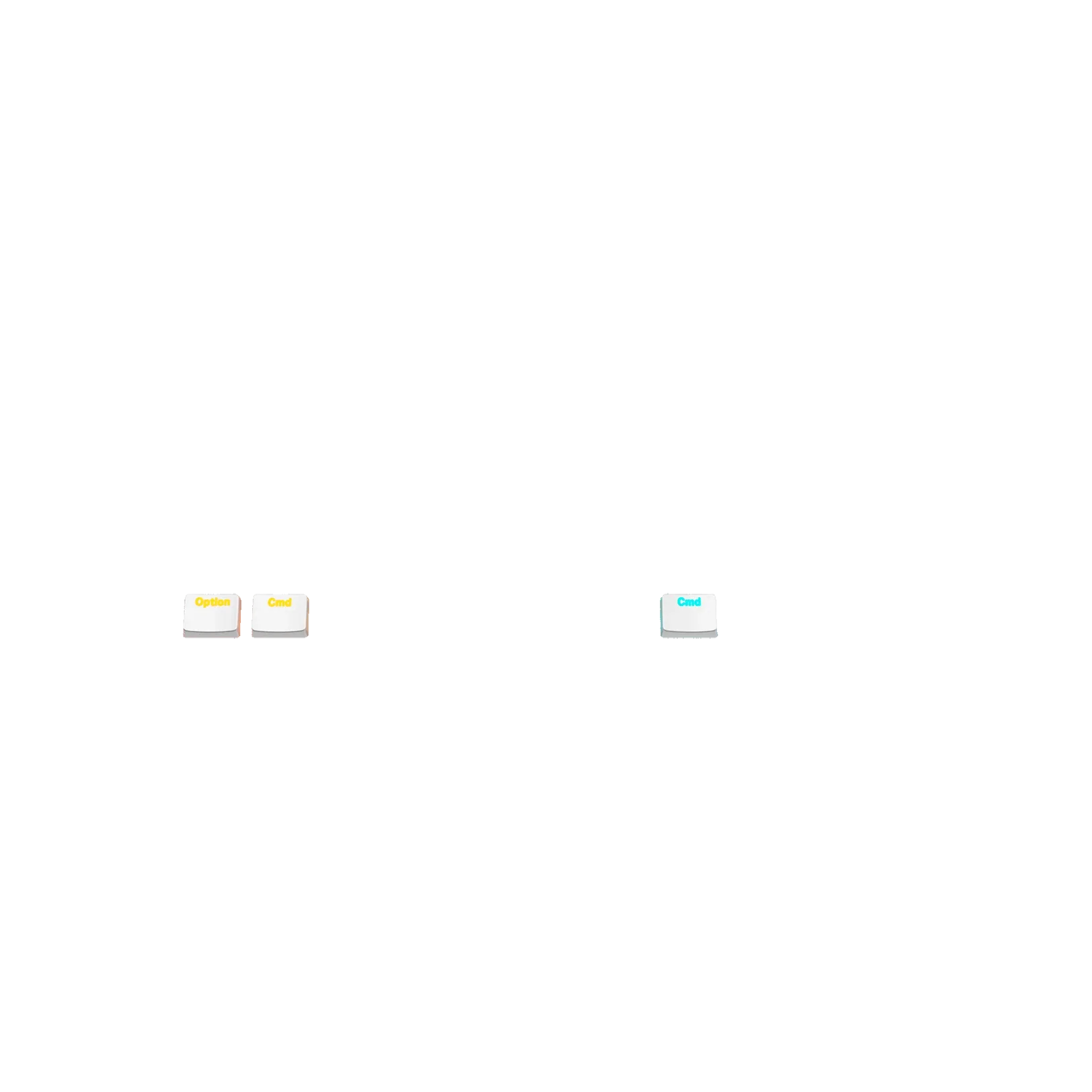 Keycaps Aura V3 White FR - Image 17