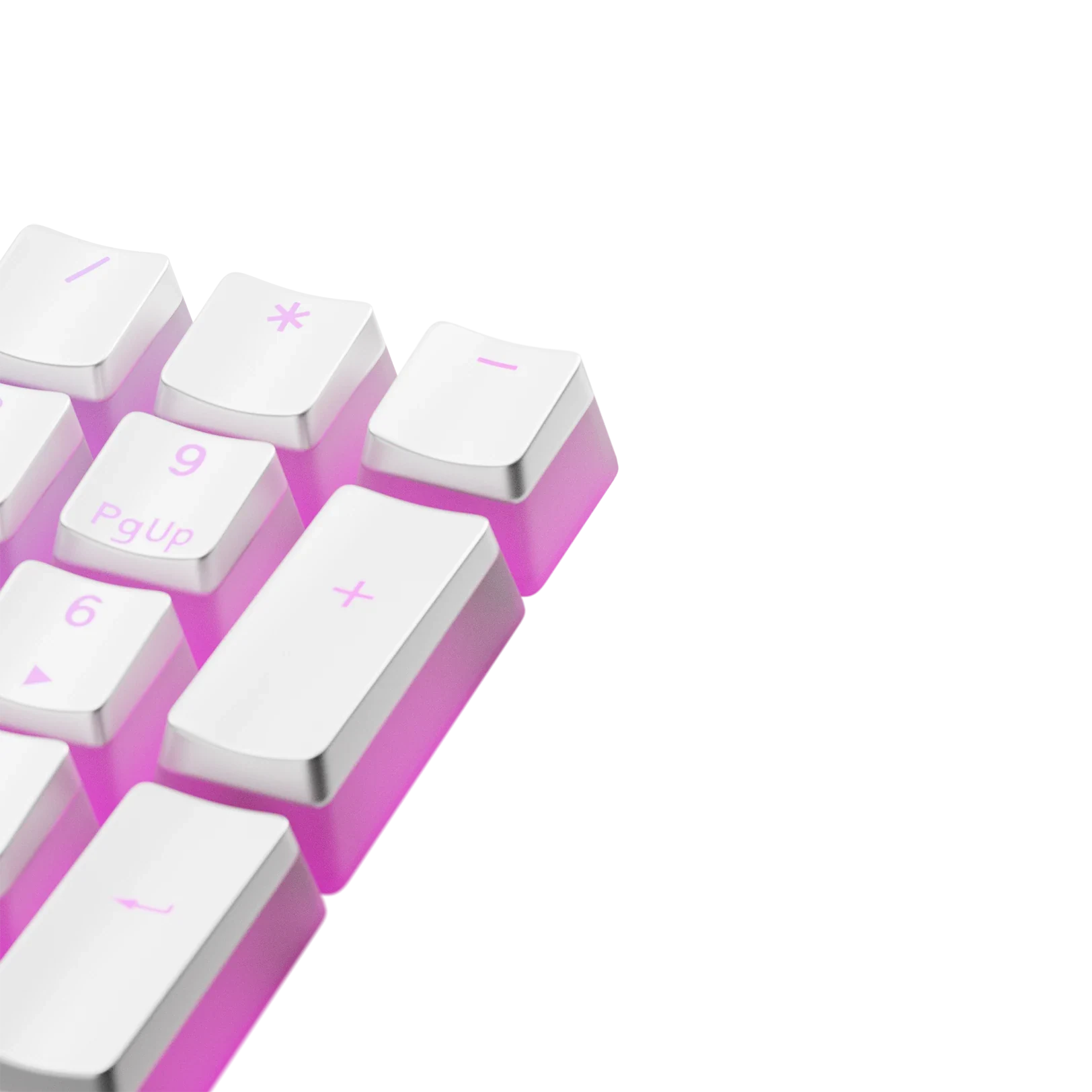 Keycaps Aura V3 White FR - Image 4