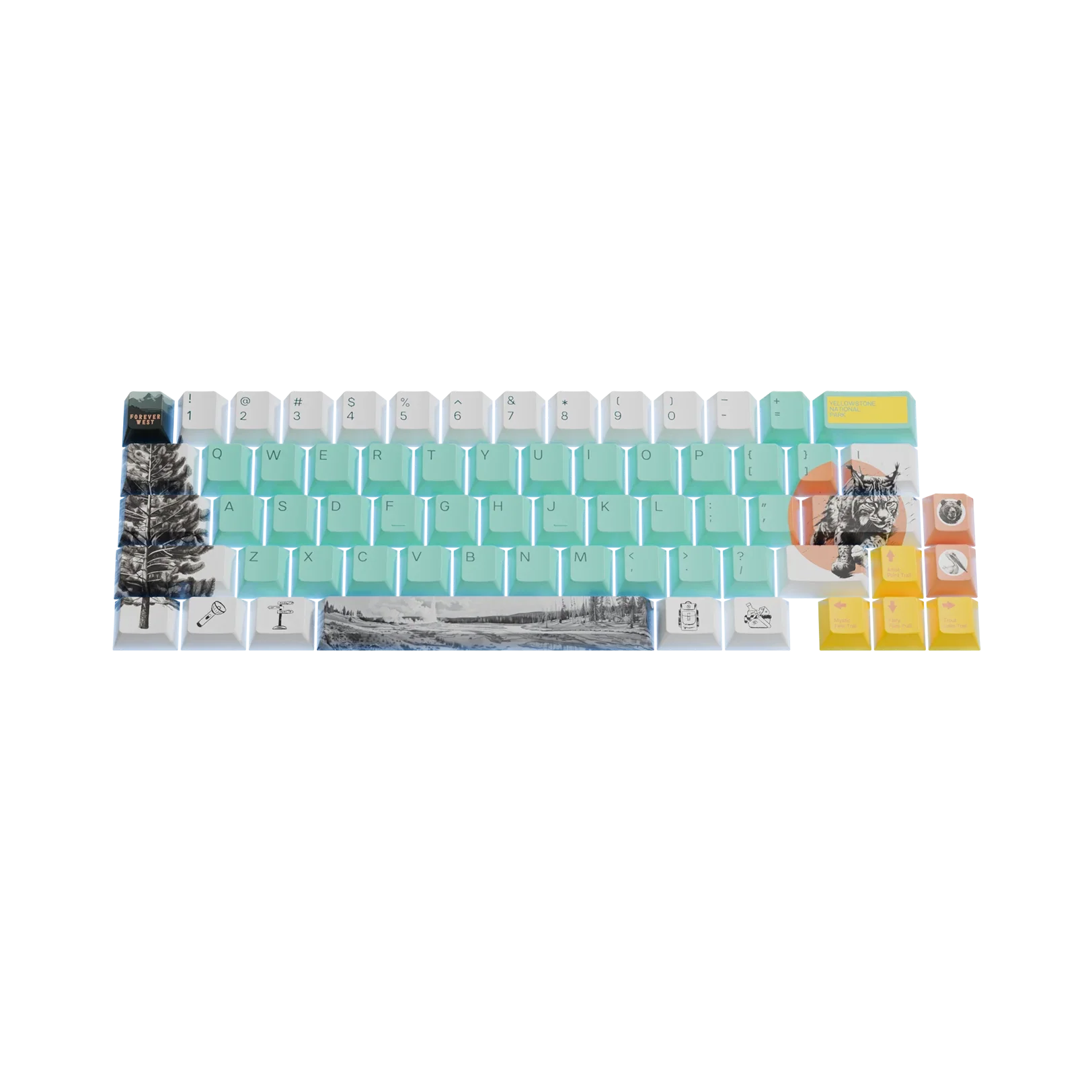 Keycaps Limited Edition Yellowstone US - Image 2